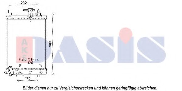 AKS DASIS 360032N Радиатор, охлаждение двигателя Автоматическая коробка передач для DAIHATSU MIRA VII (Дайхатсу Мира v2) AKS DASIS 360032N Радиатор, охлаждение двигателя Автоматическая коробка передач для DAIHATSU MIRA VII (Дайхатсу Мира v2)