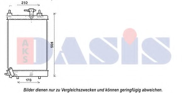 AKS DASIS 360033N Радиатор, охлаждение двигателя механическая коробка передач для DAIHATSU MIRA VII (Дайхатсу Мира v2) AKS DASIS 360033N Радиатор, охлаждение двигателя механическая коробка передач для DAIHATSU MIRA VII (Дайхатсу Мира v2)