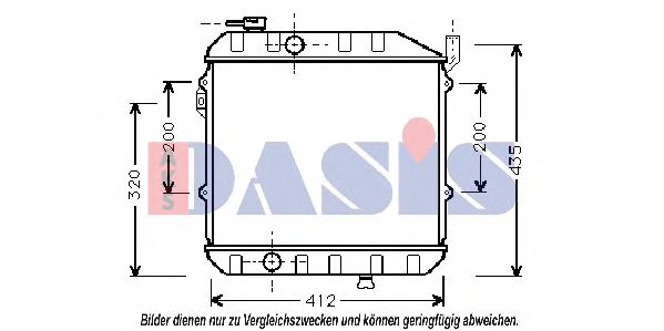 AKS DASIS 360040N Радиатор, охлаждение двигателя для DAIHATSU CHARADE II (Дайхатсу Чарадэ 2) AKS DASIS 360040N Радиатор, охлаждение двигателя для DAIHATSU CHARADE II (Дайхатсу Чарадэ 2)