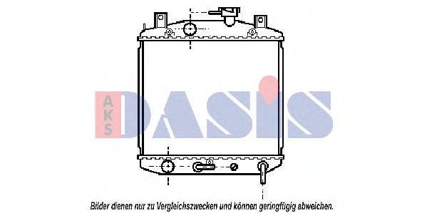 AKS DASIS 360110N Радиатор, охлаждение двигателя для DAIHATSU MIRA (Дайхатсу Мира) AKS DASIS 360110N Радиатор, охлаждение двигателя для DAIHATSU MIRA (Дайхатсу Мира)