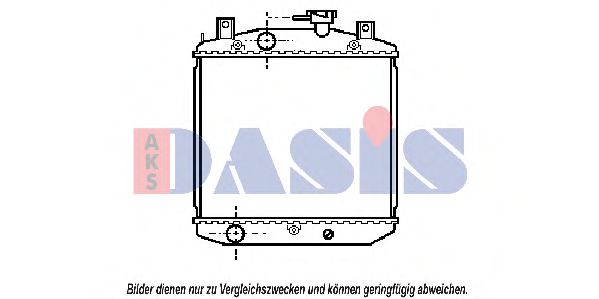 AKS DASIS 360150N Радиатор, охлаждение двигателя для DAIHATSU MIRA II (Дайхатсу Мира 2) AKS DASIS 360150N Радиатор, охлаждение двигателя для DAIHATSU MIRA II (Дайхатсу Мира 2)