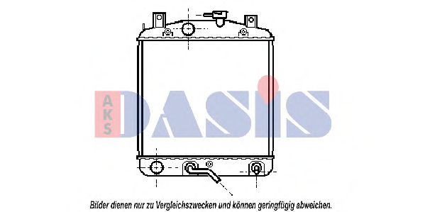 AKS DASIS 360300N Радиатор, охлаждение двигателя для DAIHATSU CUORE III (Дайхатсу Cуорэ 3) AKS DASIS 360300N Радиатор, охлаждение двигателя для DAIHATSU CUORE III (Дайхатсу Cуорэ 3)