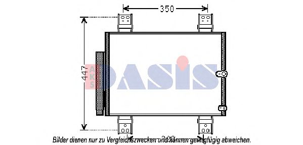 AKS DASIS 362006N Конденсатор, кондиционер для DAIHATSU TERIOS (Дайхатсу Тэриос) AKS DASIS 362006N Конденсатор, кондиционер для DAIHATSU TERIOS (Дайхатсу Тэриос)