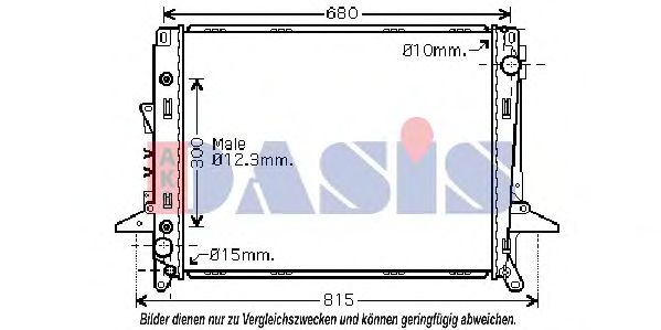 AKS DASIS 370000N Радиатор, охлаждение двигателя для LAND ROVER RANGE ROVER SPORT (Ленд ровер/лэнд ровер Рангэ ровер спорт) AKS DASIS 370000N Радиатор, охлаждение двигателя для LAND ROVER RANGE ROVER SPORT (Ленд ровер/лэнд ровер Рангэ ровер спорт)