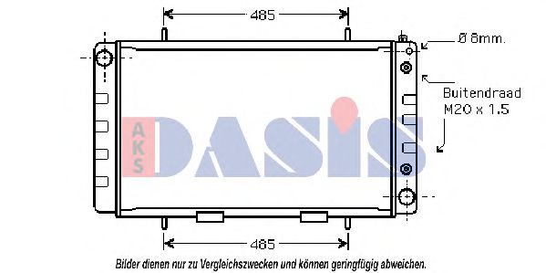 AKS DASIS 370035N Радиатор, охлаждение двигателя для LAND ROVER DEFENDER (Ленд ровер/лэнд ровер Дэфэндэр) AKS DASIS 370035N Радиатор, охлаждение двигателя для LAND ROVER DEFENDER (Ленд ровер/лэнд ровер Дэфэндэр)