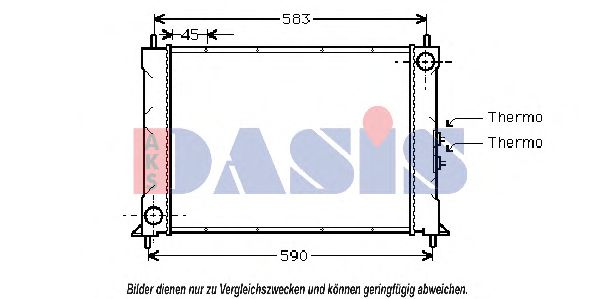 AKS DASIS 370390N Радиатор, охлаждение двигателя для ROVER 400 (Ровер 400) AKS DASIS 370390N Радиатор, охлаждение двигателя для ROVER 400 (Ровер 400)