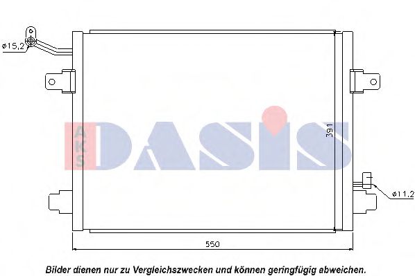 AKS DASIS 372012N Конденсатор, кондиционер для JAGUAR VANDEN PLAS (Ягуар Vандэн плас) AKS DASIS 372012N Конденсатор, кондиционер для JAGUAR VANDEN PLAS (Ягуар Vандэн плас)