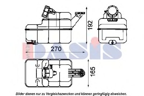 AKS DASIS 401070N Компенсационный бак, охлаждающая жидкость для IVECO EUROSTAR (Ивеко Эуростар) AKS DASIS 401070N Компенсационный бак, охлаждающая жидкость для IVECO EUROSTAR (Ивеко Эуростар)