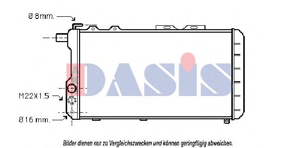 AKS DASIS 480160N Радиатор, охлаждение двигателя для AUDI 100 (Ауди 100) AKS DASIS 480160N Радиатор, охлаждение двигателя для AUDI 100 (Ауди 100)