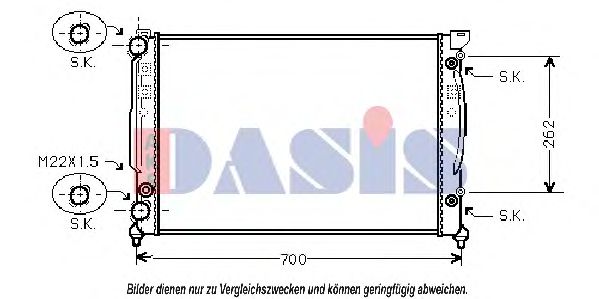 AKS DASIS 480370N Радиатор, охлаждение двигателя для транспортных средств с без кондиционером для AUDI A4 (Ауди А4) AKS DASIS 480370N Радиатор, охлаждение двигателя для транспортных средств с без кондиционером для AUDI A4 (Ауди А4)