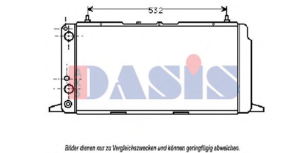 AKS DASIS 480980N Радиатор, охлаждение двигателя для AUDI 100 (Ауди 100) AKS DASIS 480980N Радиатор, охлаждение двигателя для AUDI 100 (Ауди 100)