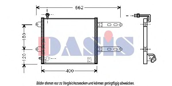 AKS DASIS 482250N Конденсатор, кондиционер для VOLKSWAGEN POLO (Фольксваген Поло) AKS DASIS 482250N Конденсатор, кондиционер для VOLKSWAGEN POLO (Фольксваген Поло)