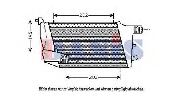 AKS DASIS 487013N Интеркулер 