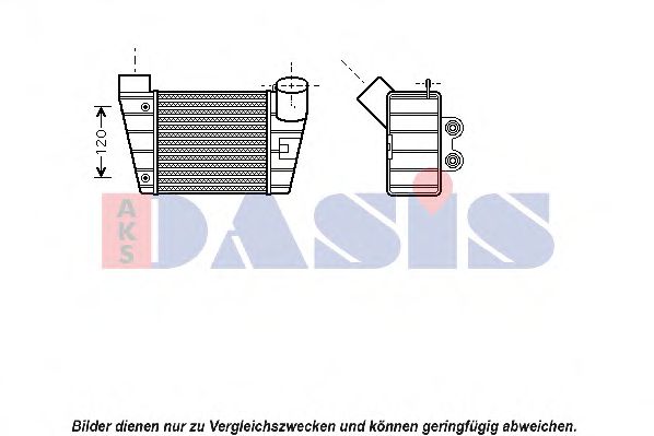 AKS DASIS 487017N Интеркулер для AUDI TT (Ауди Тт) AKS DASIS 487017N Интеркулер для AUDI TT (Ауди Тт)