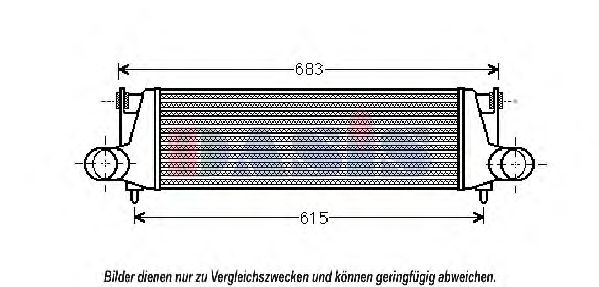 AKS DASIS 487029N Интеркулер 