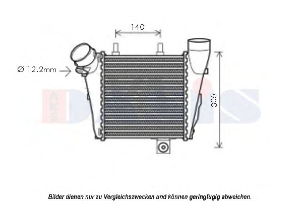 AKS DASIS 487036N Интеркулер 