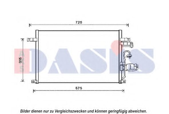 AKS DASIS 512074N Конденсатор, кондиционер механическая коробка передач для DAEWOO TOSCA (Дэу Тосcа) AKS DASIS 512074N Конденсатор, кондиционер механическая коробка передач для DAEWOO TOSCA (Дэу Тосcа)