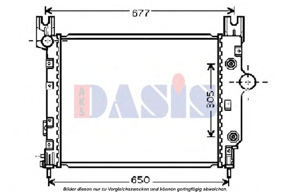 AKS DASIS 520111N Радиатор, охлаждение двигателя для DODGE DAKOTA (Додж Дакота) AKS DASIS 520111N Радиатор, охлаждение двигателя для DODGE DAKOTA (Додж Дакота)