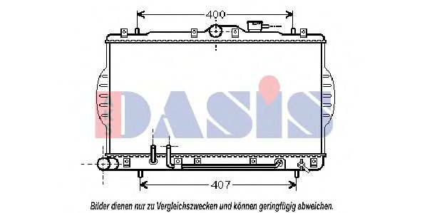 AKS DASIS 560120N Радиатор, охлаждение двигателя для HYUNDAI EXCEL (Хендай Эxcэл) AKS DASIS 560120N Радиатор, охлаждение двигателя для HYUNDAI EXCEL (Хендай Эxcэл)