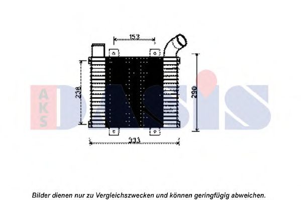 AKS DASIS 567005N Интеркулер 