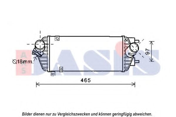 AKS DASIS 567011N Интеркулер 