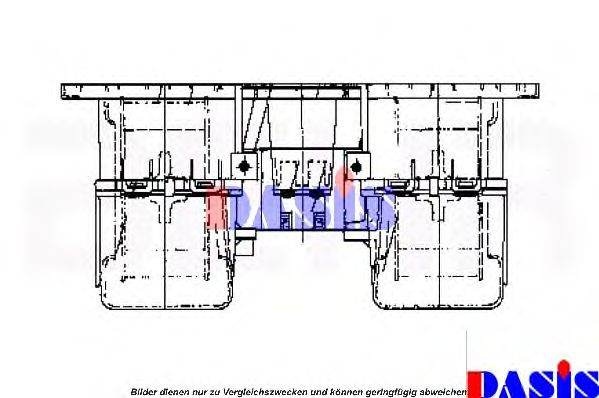 AKS DASIS 740870N Вентилятор салона для MAN M 90 (Ман М 90) AKS DASIS 740870N Вентилятор салона для MAN M 90 (Ман М 90)