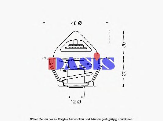 AKS DASIS 750383N Термостат, охлаждающая жидкость для OPEL CORSA A (Опель Cорса а) AKS DASIS 750383N Термостат, охлаждающая жидкость для OPEL CORSA A (Опель Cорса а)