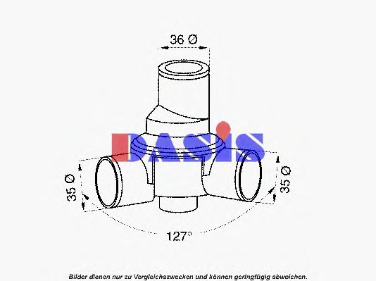 AKS DASIS 750741N Термостат, охлаждающая жидкость для FIAT (Фиат) AKS DASIS 750741N Термостат, охлаждающая жидкость для FIAT (Фиат)