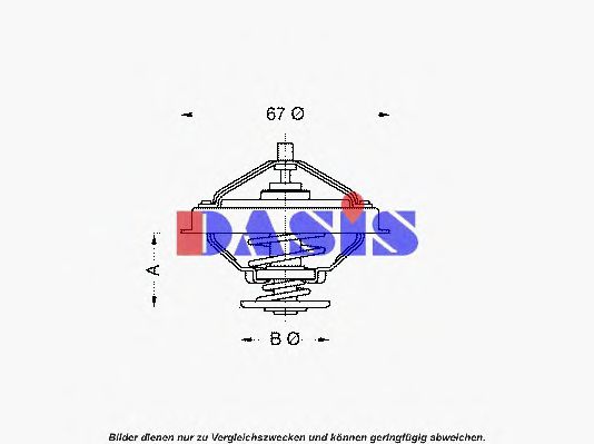 AKS DASIS 750931N Термостат, охлаждающая жидкость для JEEP (Джип) AKS DASIS 750931N Термостат, охлаждающая жидкость для JEEP (Джип)
