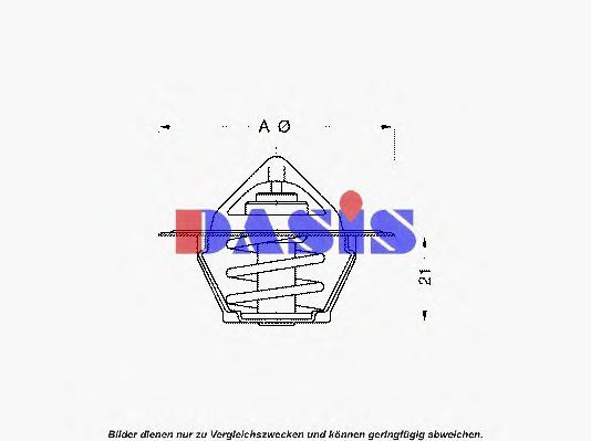 AKS DASIS 750937N Термостат, охлаждающая жидкость для SUBARU (Субару) AKS DASIS 750937N Термостат, охлаждающая жидкость для SUBARU (Субару)
