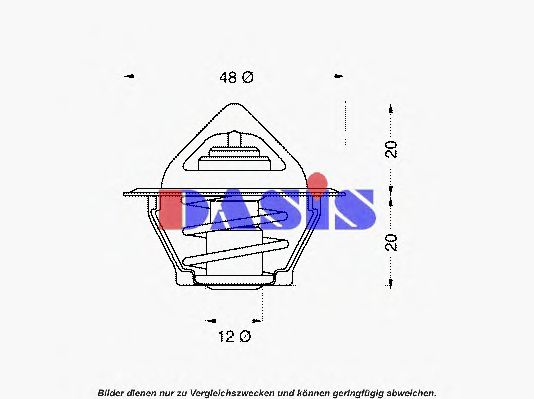 AKS DASIS 751775N Термостат, охлаждающая жидкость для VOLKSWAGEN SCIROCCO (Фольксваген Сcироccо) AKS DASIS 751775N Термостат, охлаждающая жидкость для VOLKSWAGEN SCIROCCO (Фольксваген Сcироccо)