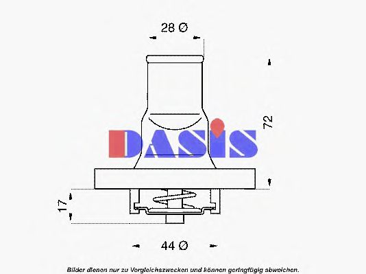 AKS DASIS 751798N Термостат, охлаждающая жидкость для FIAT (Фиат) AKS DASIS 751798N Термостат, охлаждающая жидкость для FIAT (Фиат)