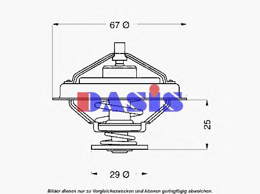 AKS DASIS 751898N Термостат, охлаждающая жидкость для IVECO (Ивеко) AKS DASIS 751898N Термостат, охлаждающая жидкость для IVECO (Ивеко)