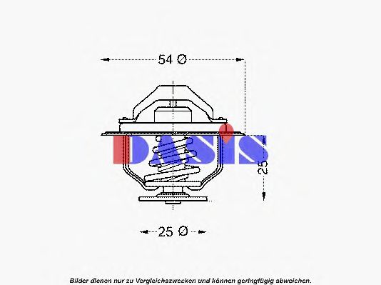 AKS DASIS 751900N Термостат, охлаждающая жидкость для FIAT (Фиат) AKS DASIS 751900N Термостат, охлаждающая жидкость для FIAT (Фиат)
