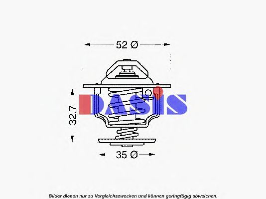 AKS DASIS 751946N Термостат, охлаждающая жидкость для FORD FIESTA (Форд Фиэста) AKS DASIS 751946N Термостат, охлаждающая жидкость для FORD FIESTA (Форд Фиэста)