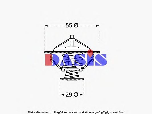 AKS DASIS 751961N Термостат, охлаждающая жидкость для PEUGEOT 206 (Пежо 206) AKS DASIS 751961N Термостат, охлаждающая жидкость для PEUGEOT 206 (Пежо 206)