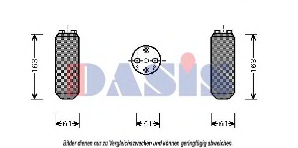 AKS DASIS 800321N Осушитель, кондиционер для MAZDA 30X (Мазда 30x)