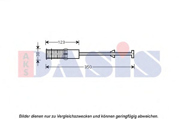 AKS DASIS 800582N Осушитель, кондиционер для PEUGEOT 407 (Пежо 407) AKS DASIS 800582N Осушитель, кондиционер для PEUGEOT 407 (Пежо 407)