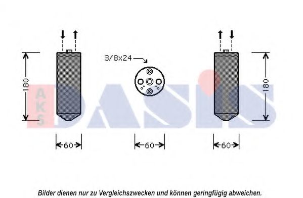 AKS DASIS 800616N Осушитель, кондиционер 08 2004 для ISUZU TROOPER (Исузу Троопэр) AKS DASIS 800616N Осушитель, кондиционер 08 2004 для ISUZU TROOPER (Исузу Троопэр)