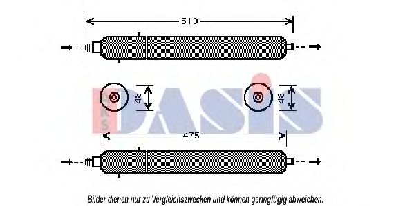 AKS DASIS 801730N Осушитель, кондиционер для JAGUAR VANDEN PLAS (Ягуар Vандэн плас) AKS DASIS 801730N Осушитель, кондиционер для JAGUAR VANDEN PLAS (Ягуар Vандэн плас)
