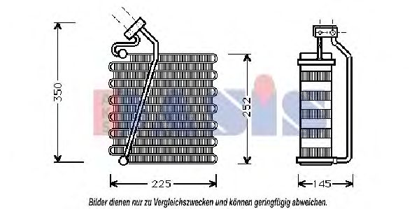 AKS DASIS 820146N Испаритель, кондиционер для CHRYSLER CIRRUS (Крайслер Cиррус) AKS DASIS 820146N Испаритель, кондиционер для CHRYSLER CIRRUS (Крайслер Cиррус)