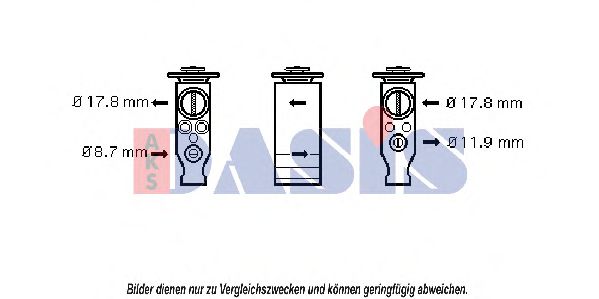 AKS DASIS 840138N Расширительный клапан, кондиционер для CITROËN C4 (CитроËн С4) AKS DASIS 840138N Расширительный клапан, кондиционер для CITROËN C4 (CитроËн С4)