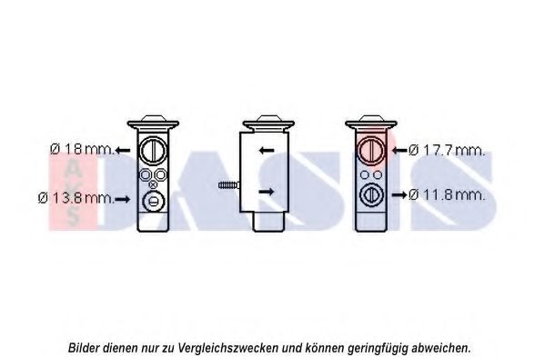 AKS DASIS 840228N Расширительный клапан, кондиционер для VOLVO S80 II (Вольво S80 2) AKS DASIS 840228N Расширительный клапан, кондиционер для VOLVO S80 II (Вольво S80 2)