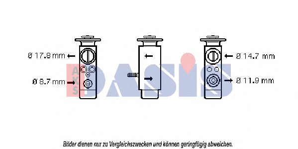 AKS DASIS 840310N Расширительный клапан, кондиционер для BMW (Бмв) AKS DASIS 840310N Расширительный клапан, кондиционер для BMW (Бмв)