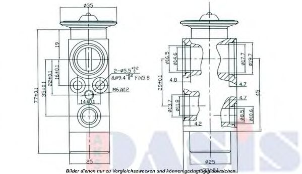 AKS DASIS 840940N Расширительный клапан, кондиционер для BMW (Бмв) AKS DASIS 840940N Расширительный клапан, кондиционер для BMW (Бмв)
