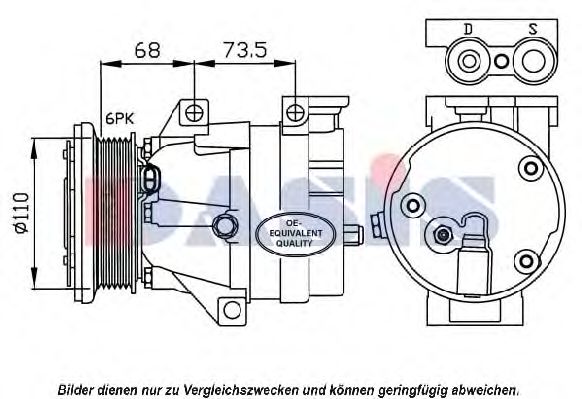 AKS DASIS 850678N Компрессор, кондиционер для CHEVROLET IMPALA (Шевроле Импала) AKS DASIS 850678N Компрессор, кондиционер для CHEVROLET IMPALA (Шевроле Импала)