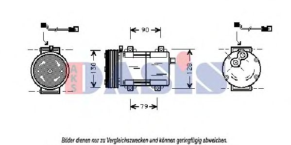 AKS DASIS 850789N Компрессор, кондиционер для FORD SCORPIO II (Форд Скорпио 2) AKS DASIS 850789N Компрессор, кондиционер для FORD SCORPIO II (Форд Скорпио 2)