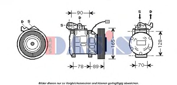 AKS DASIS 851674N Компрессор, кондиционер для HONDA ODYSSEY (Хонда Одъссэъ) AKS DASIS 851674N Компрессор, кондиционер для HONDA ODYSSEY (Хонда Одъссэъ)