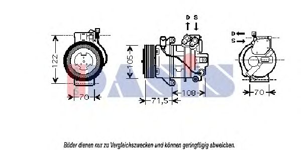 AKS DASIS 851845N Компрессор, кондиционер механическая коробка передач для MITSUBISHI COLT VI (Митсубиши/митсубиси Кольт 6) AKS DASIS 851845N Компрессор, кондиционер механическая коробка передач для MITSUBISHI COLT VI (Митсубиши/митсубиси Кольт 6)
