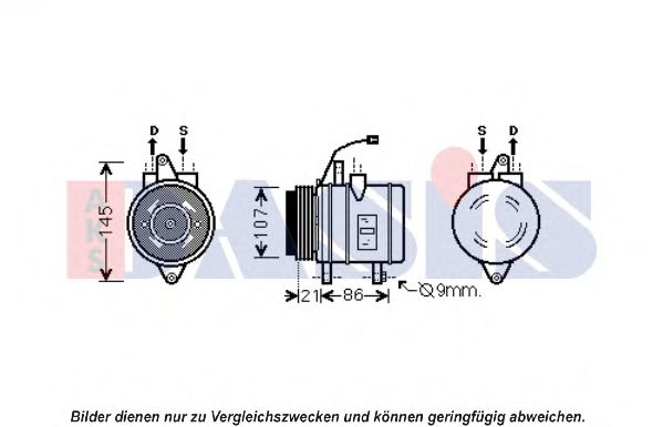 AKS DASIS 851933N Компрессор, кондиционер для CHEVROLET SPARK (Шевроле Спарк) AKS DASIS 851933N Компрессор, кондиционер для CHEVROLET SPARK (Шевроле Спарк)